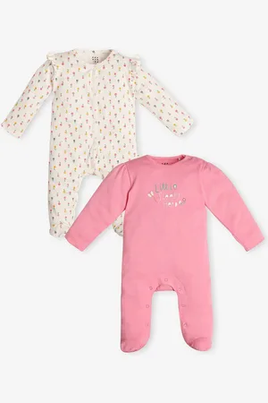 Ed-a-Mamma Kids Pack of 2 Printed Cotton Sleepsuit