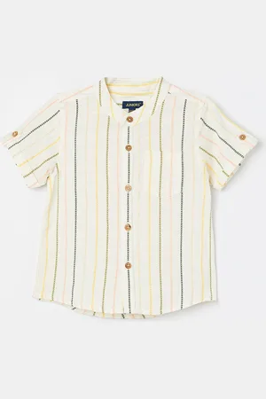 Lifestyle Boys Opaque Striped Casual Shirt