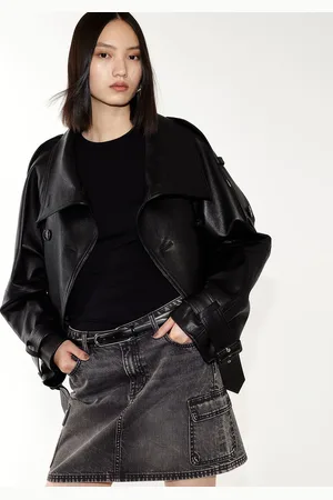 H&M Denim Cargo Mini Skirt