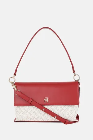 Tommy Hilfiger Colourblocked Structured Satchel Bag