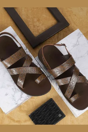 Metro Men Leather Comfort Sandals
