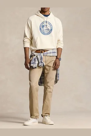 Ralph Lauren Men Vintage Fit Graphic Fleece Hoodie