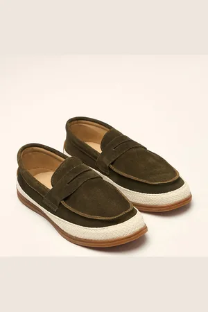 The Bear House Men Suede Loafers