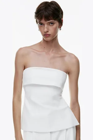 LULU & SKY Women Solid Tube Top