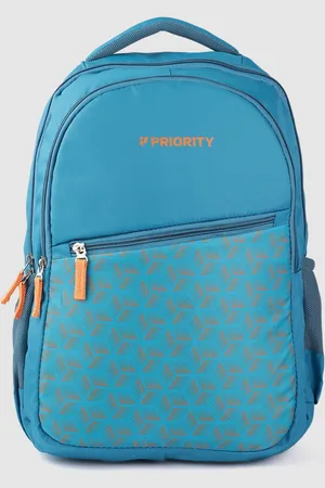 Priority Unisex Geometric Printed Laptop Backpack - 38 L