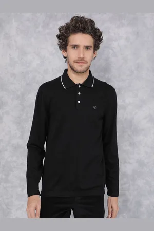 Crimsoune Club Men High Neck Pockets Slim Fit T-shirt
