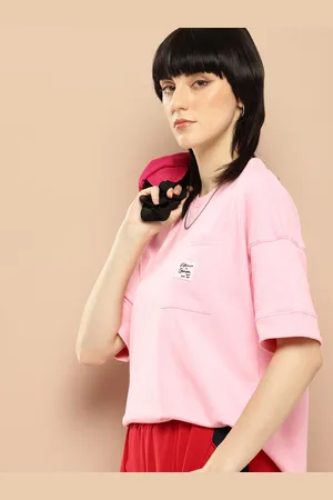 Difference of Opinion Women Oversized Drop Shoulder Ultra Soft Drapey Cotton T-Shirt