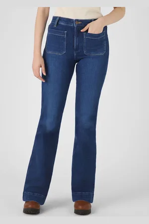 Wrangler Women Flared High-Rise Stretchable Jeans