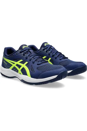 Asics Men Non Marking Lace Ups Badminton Shoes