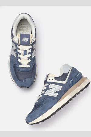 New Balance Mens 574LG Suede Sneakers