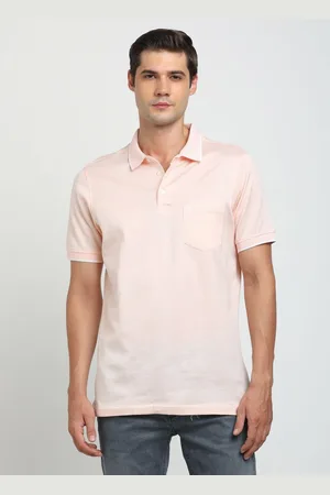Turtle Men Solid Polo Collar Pure Cotton Slim Fit T-shirt