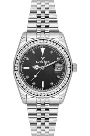 Daniel Klein Women Embellished Dial & Bracelet Style Straps Analogue Watch DK.1.13715-6
