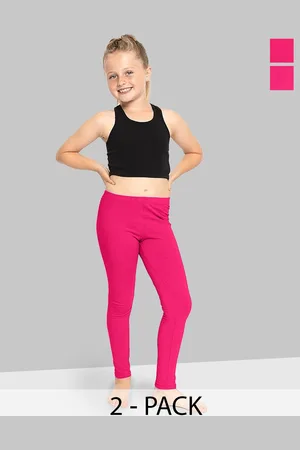 naughty ninos Girls Pack Of 2 Ankle-Length Leggings