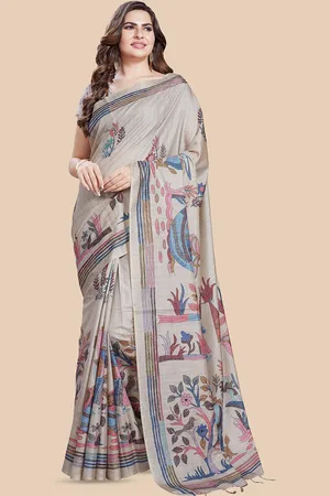 Rani Saahiba Printed Saree With Blouse Piece