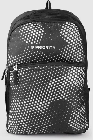Priority Unisex Geometric Printed Backpack- 27L