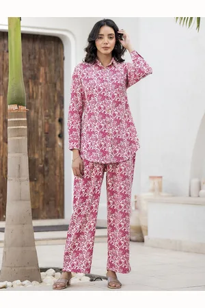 Divena World Printed Long Cuffed Sleeves Shirt With Trousers