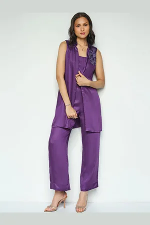 AND Shoulder Straps Top With Trousers & Jacket Co-Ords