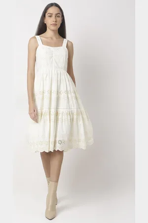 VERO MODA Ethnic Motifs Fit & Flare Dress