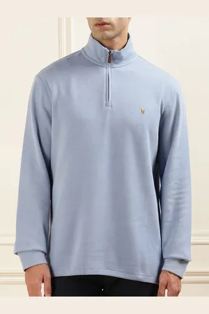 Ralph Lauren Men Ribbed Quarter-Zip Sweater