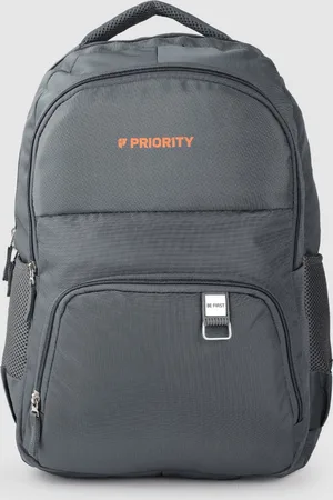 Priority Unisex Brand Logo Detail Laptop Backpack - 37 L