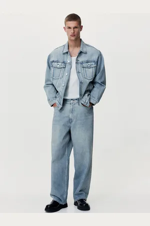 H&M Men Mid Rise Baggy Fit Jeans