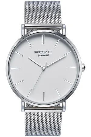 Sonata Men Dial & Bracelet Style Straps Analogue Watch SP70034SM02W
