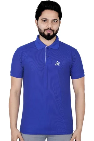 La Milano Men Solid Polo Collar T-shirt