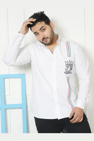 Lastinch Men Cotton Opaque Casual Shirt