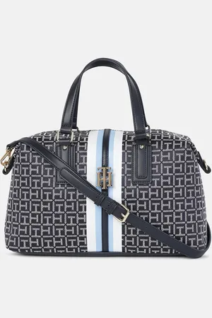 Tommy Hilfiger Animal Textured Structured Sling Bag with Tasselled