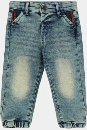 Lifestyle Boys Jogger Low Distress Heavy Fade Jeans