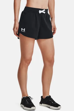 Under Armour Women Loose Fit Low-Rise Training or Gym Play Up 5" Sports Shorts