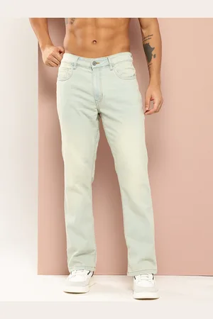 HARVARD Men Bootcut Light Fade Jeans