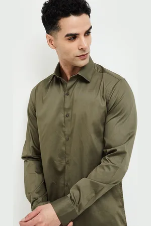 Lifestyle Men Slim Fit Opaque Formal Shirt