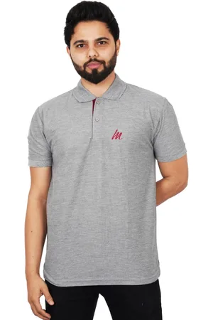 La Milano Men Solid Polo Collar T-shirt