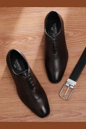 Teakwood Leathers Men Lace-Ups Leather Formal Oxford Shoes