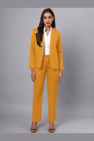BRINN Single-Breasted Women Blazer with Trouser Set Suits