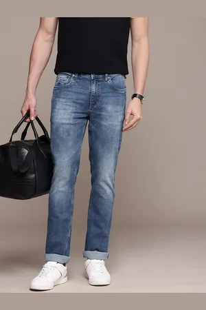 Nautica Men Straight Fit Heavy Fade Stretchable Jeans
