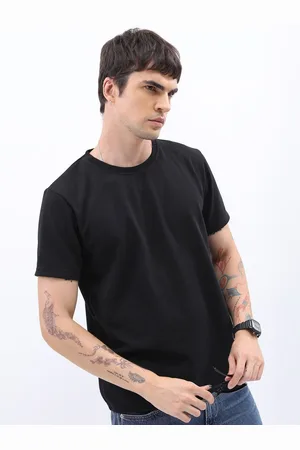Ketch Men Solid Round Neck Slim Fit T-shirt