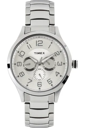 Timex Men Silver-Toned Dial Watch TW000T306