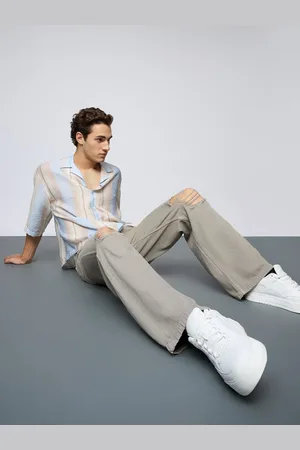 FREAKINS Men Straight Fit High-Rise Jeans