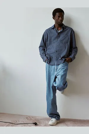 H&M Men Baggy Fit Mid Rise Jeans