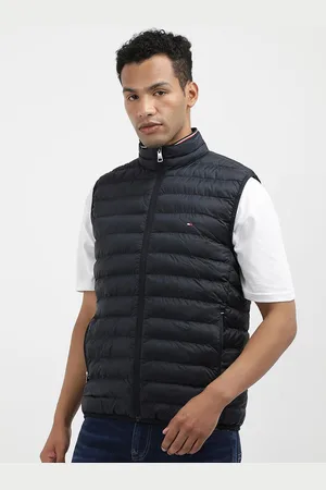 Tommy Hilfiger Men Solid Mock Collar Puffer Jacket
