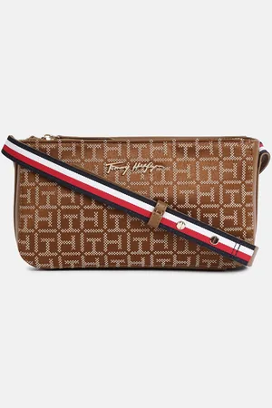 Tommy Hilfiger PU Structured Sling Bag with Tasselled
