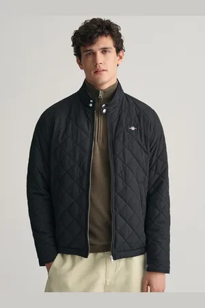 GANT Men Quilted Jacket with Embroidered