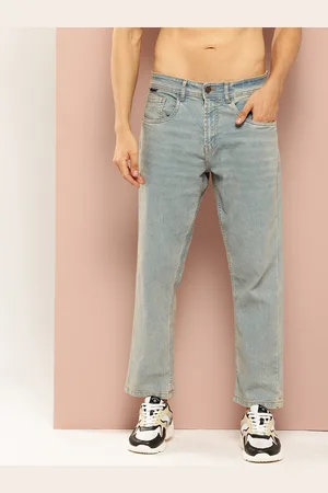 HARVARD Men Relaxed Fit Washed Jeans