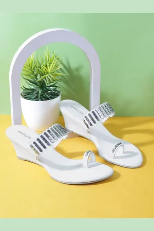 All Things Mochi Women Embellished Wedge Sandals Heels