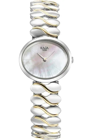 Titan Women Mother of Pearl Dial & Bracelet Style Straps Analogue Watch 95219VM01
