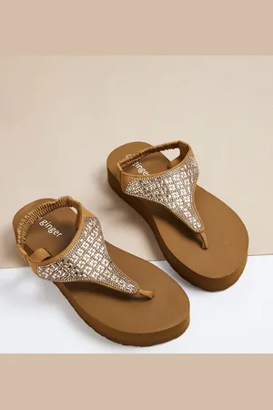 Lifestyle Women embellished Rubber Room Slippers