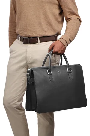 Hidesign Men Leather Laptop Bag