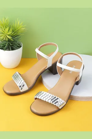 All Things Mochi Women Embellished Block Heels Sandals
